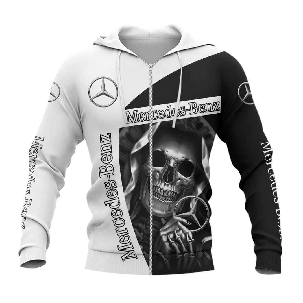 mercedes benz hoodie mit reiverschluss allover druck hoodie mercedes benz fan car6702212501
