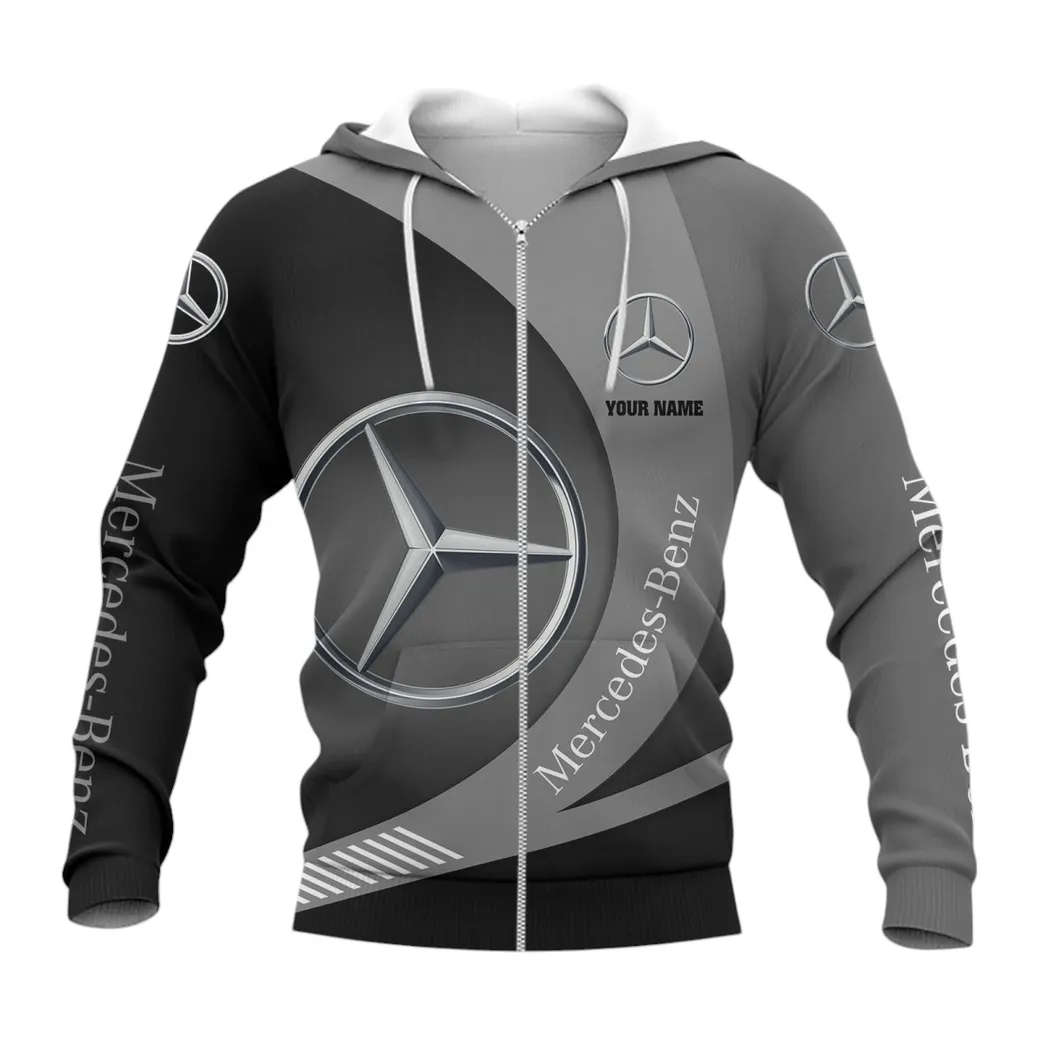 mercedes benz hoodie mit reiverschluss allover druck hoodie mercedes benz fan car7402222546 lmhla