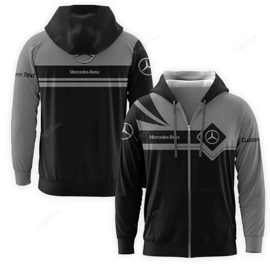 mercedes benz hoodie mit reiverschluss allover druck hoodie mercedes benz fan car9803032548 iacla