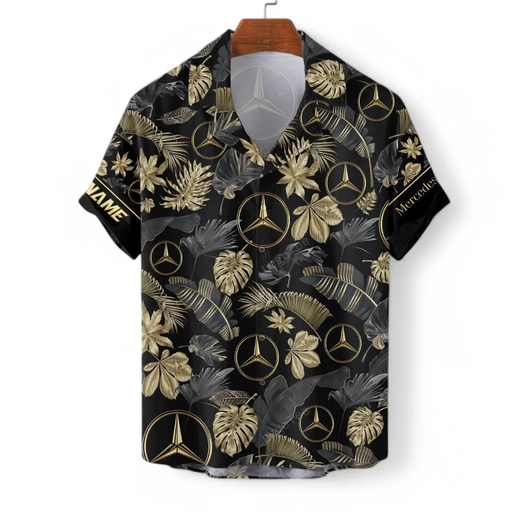 mercedes benz personalisierte hawaiihemd fr mnner hawaiian shirt fr mercedes benz fan car139021125123 2