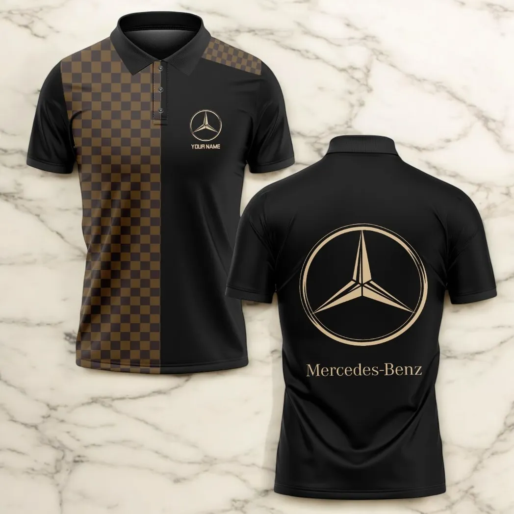mercedes benz polo shirt lv style gift for mercedes benz lovers car176022525891 ejai2