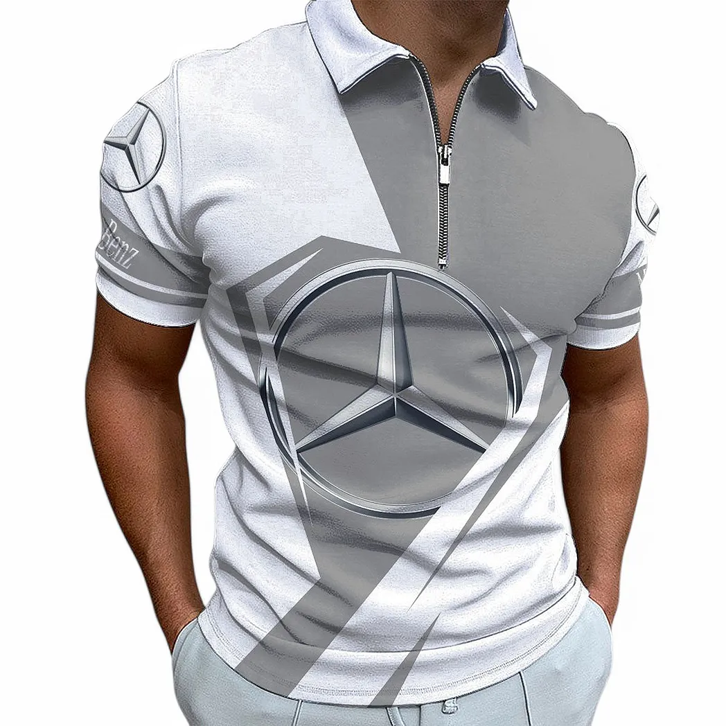 mercedes benz poloshirt mit reiverschluss fr mnner geschenk fr mercedes benz fan car68022125889 niyt0