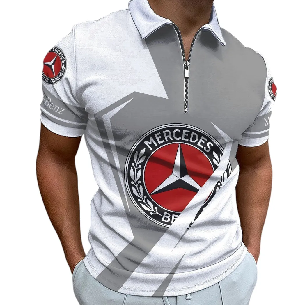 mercedes benz poloshirt mit reiverschluss geschenk fr mercedes benz fan car3202122522 vgd1j
