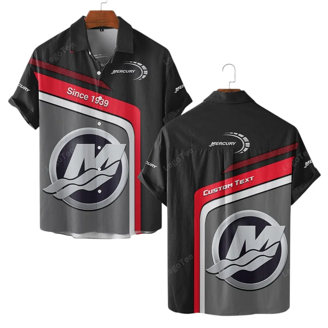 Mercury Marine Hawaiihemd für Männer, Hawaiian Shirt für Mercury Marine Fan CAR11103032549