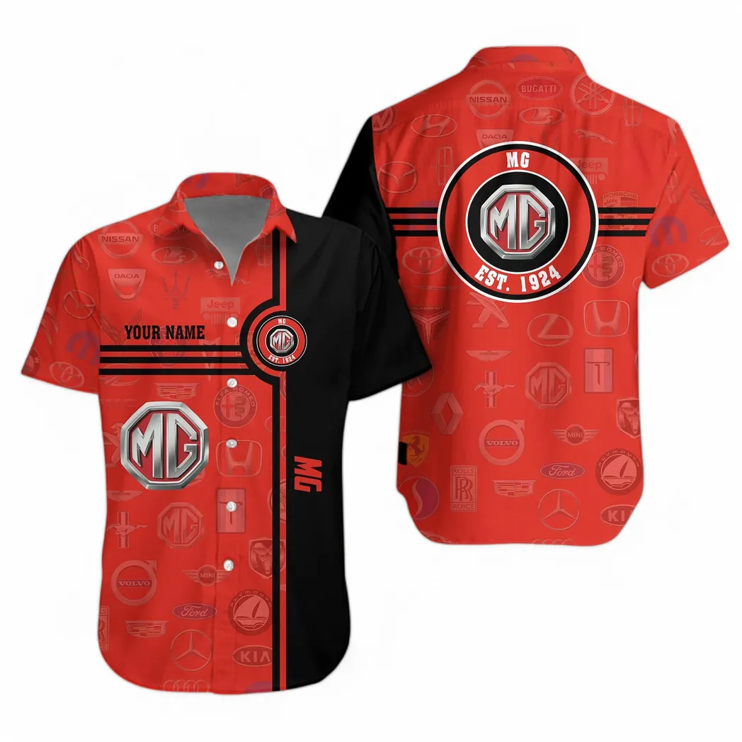 mg automobile hawaiihemd fr mnner all logo geschenk fr mg automobile fan car174022525002 aavri