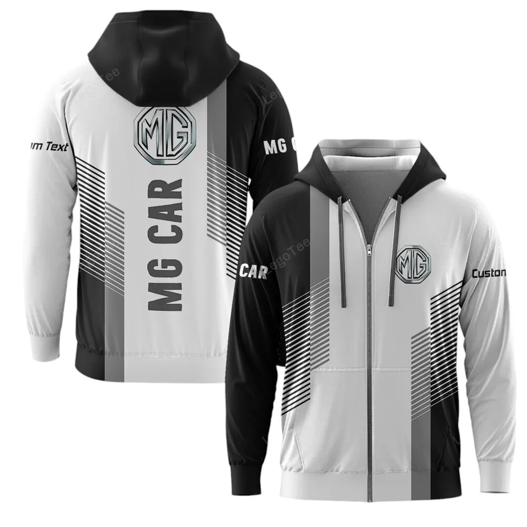 MG Cars Hoodie mit reißverschluss, Allover-Druck Hoodie MG Cars Fan CAR10703122500