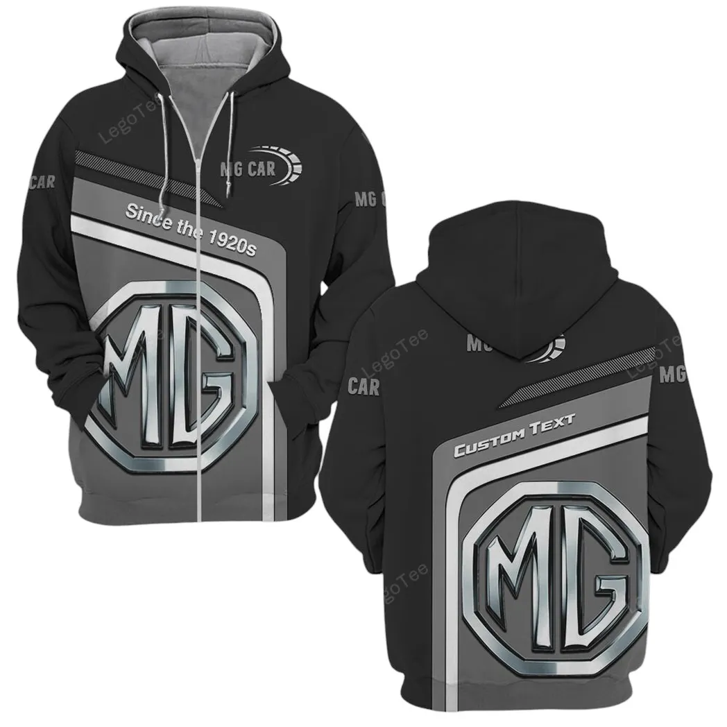 MG Cars Hoodie mit reißverschluss, Allover-Druck Hoodie MG Cars Fan CAR11103032550