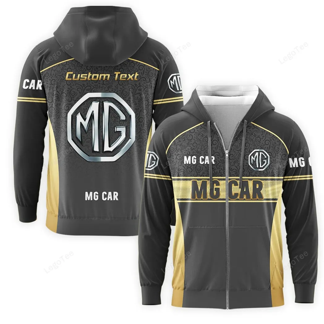 MG Cars Hoodie mit reißverschluss, Allover-Druck Hoodie MG Cars Fan CAR137021325928-6