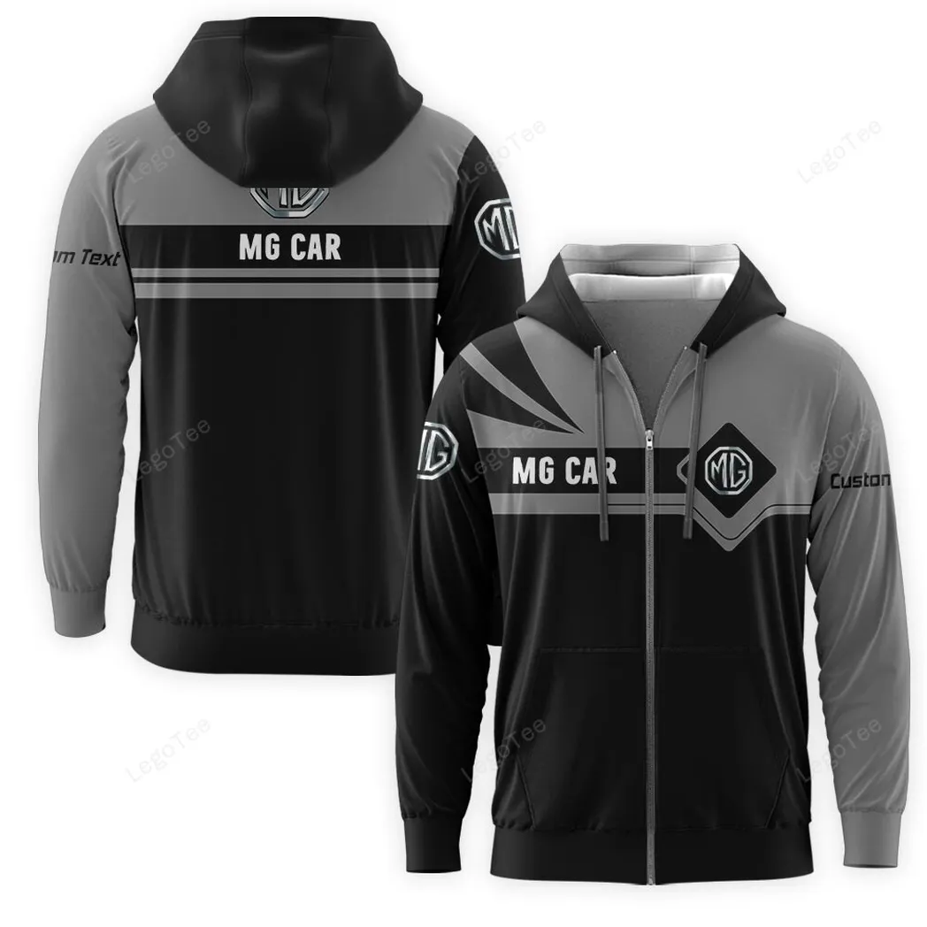 MG Hoodie mit reißverschluss, Allover-Druck Hoodie MG Fan CAR9803032550