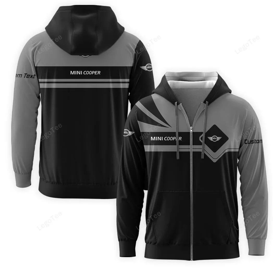 mini cooper hoodie mit reiverschluss allover druck hoodie mini cooper fan car9803032552 ayh7u