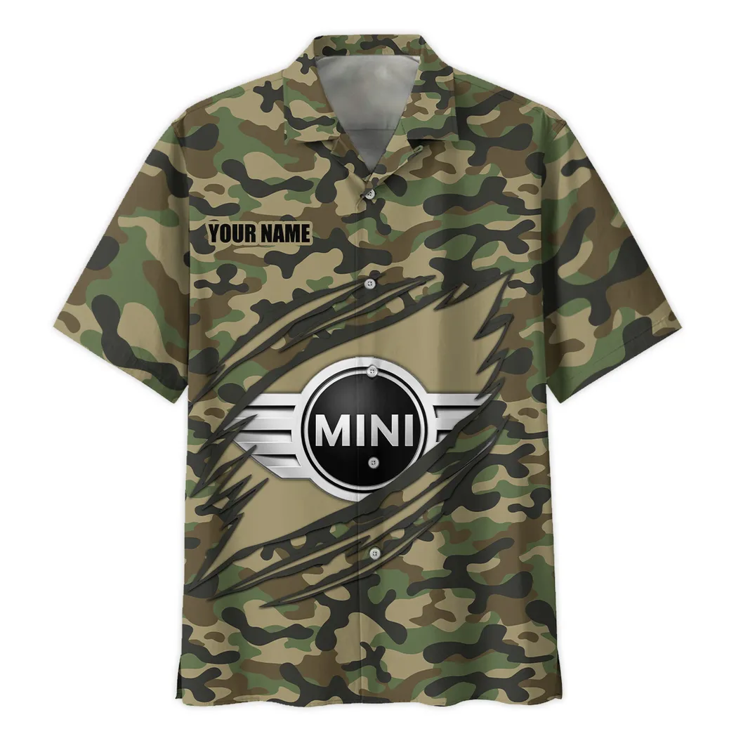 mini hawaiihemd im camouflage stil oversized car210040825723