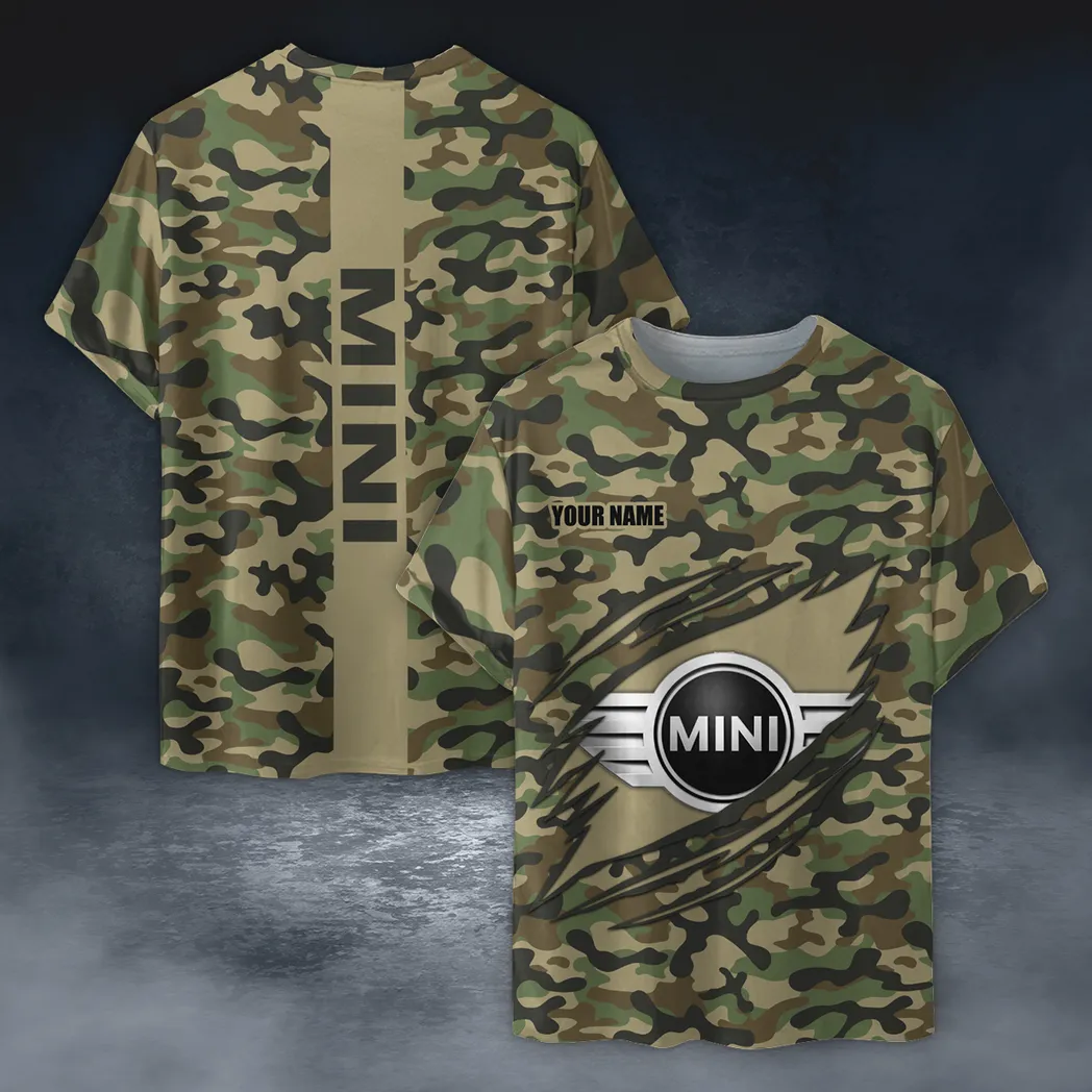 mini t shirt im camouflage stil oversized hemd car210040825723 t8nan