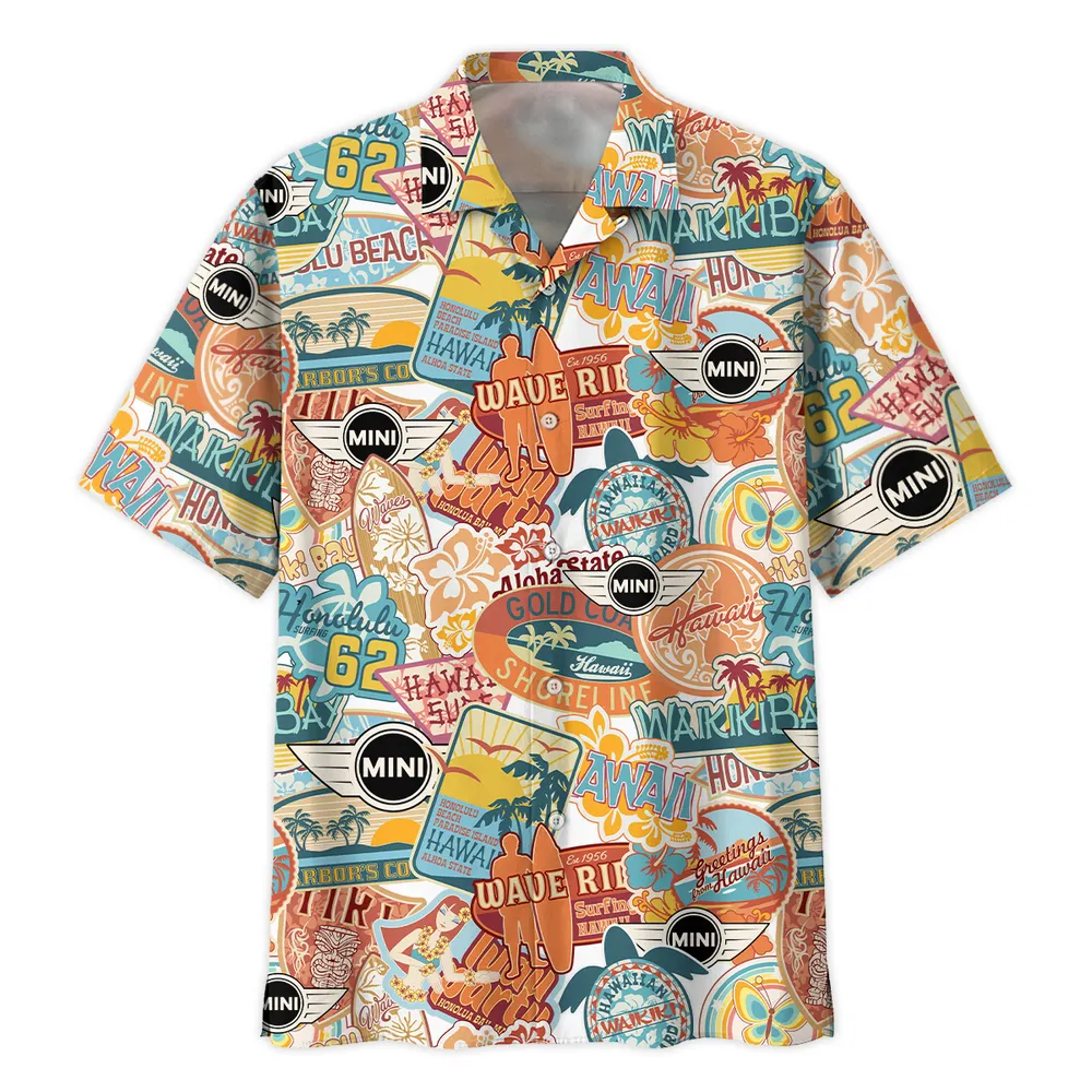 Mini Vintage Hawaiian Shirts For Men, Geschenk für Mini Fan CAR202031225370