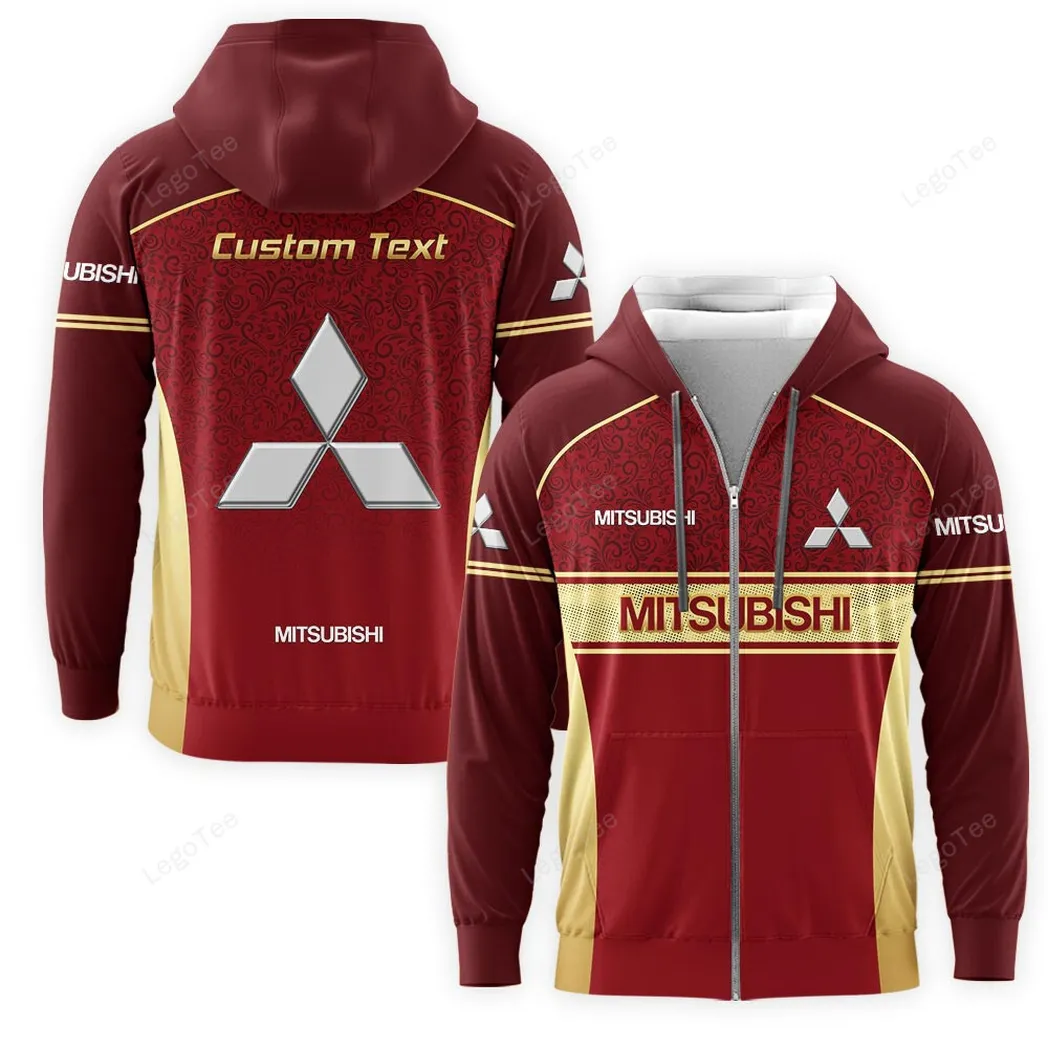 Mitsubishi Hoodie mit reißverschluss, Allover-Druck Hoodie Mitsubishi Fan CAR137021325913-6