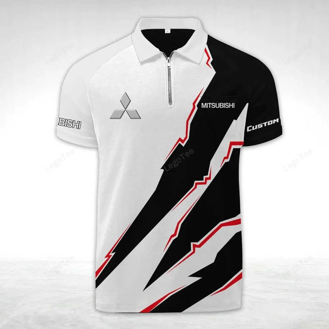 mitsubishi poloshirt mit reiverschluss geschenk fr mitsubishi fan car128021025055 8wve4