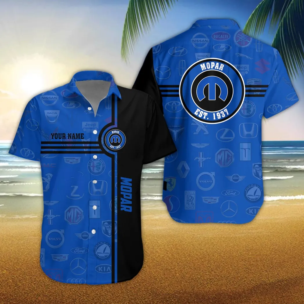 mopar hawaiihemd fr mnner all logo geschenk fr mopar fan car174022525025