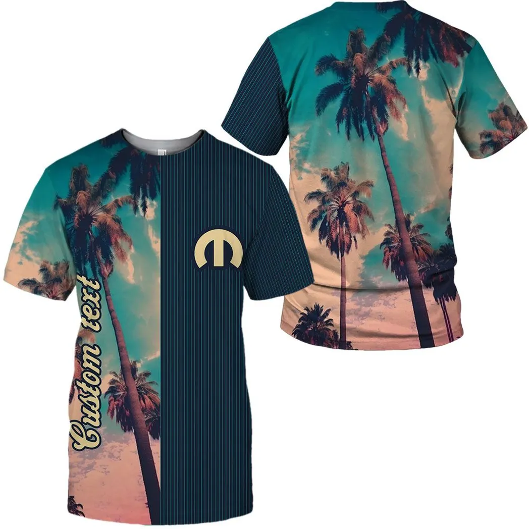 Mopar Vintage T-Shirt mit Palmen, Personalisiert Hemd CAR431041625435