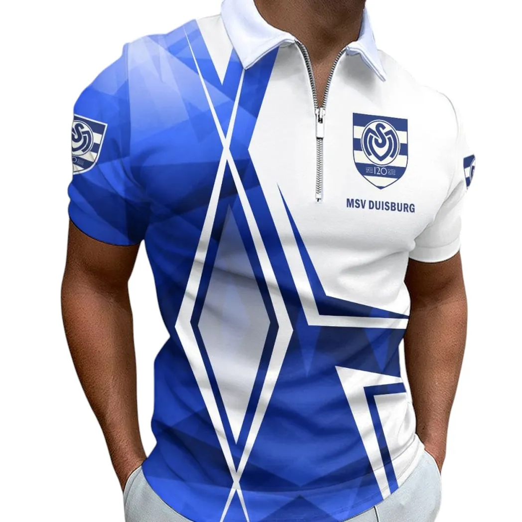 msv duisburg poloshirt mit reiverschluss fr mnner geschenk fr msv duisburg bde59052825824 3zdts