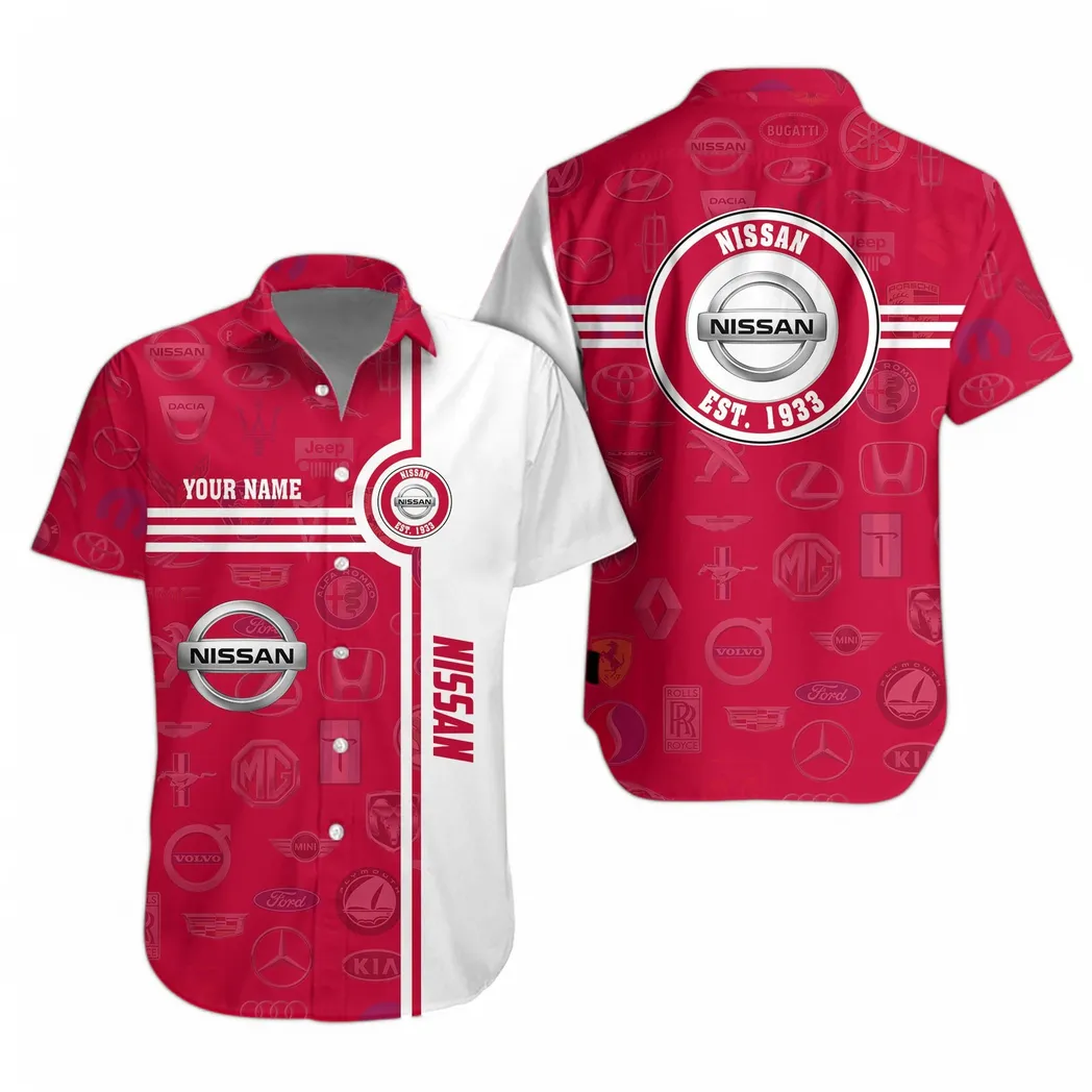 nissan hawaiihemd fr mnner all logo geschenk fr nissan fan car174022525052 4hyws