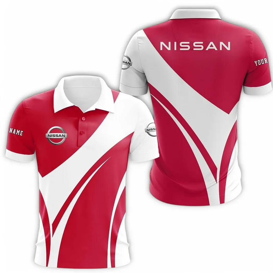 nissan personalisiertes poloshirt geschenk fr mnner car73021525765 2