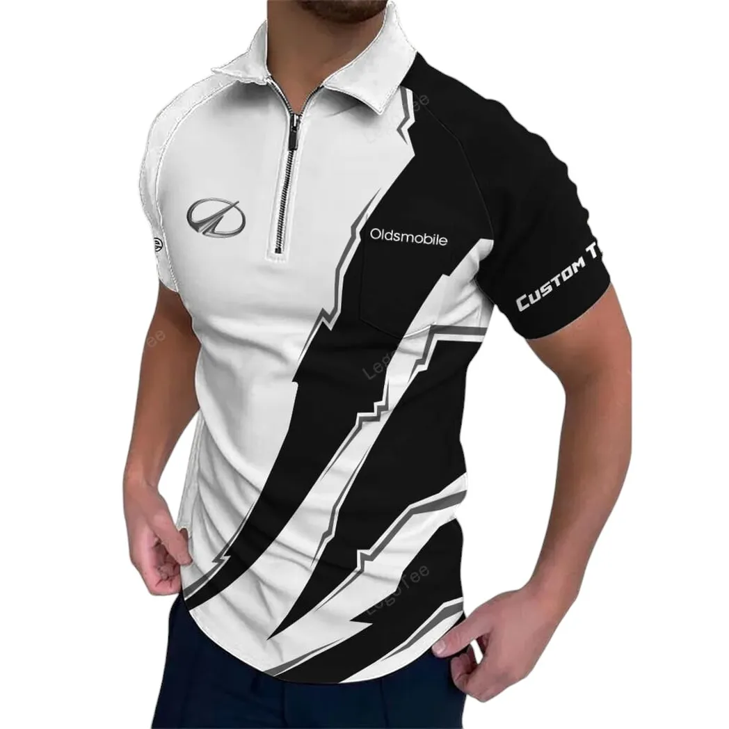 oldsmobile poloshirt mit reiverschluss geschenk fr oldsmobile fan car128021025033