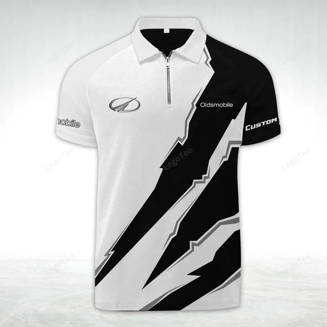 oldsmobile poloshirt mit reiverschluss geschenk fr oldsmobile fan car128021025033