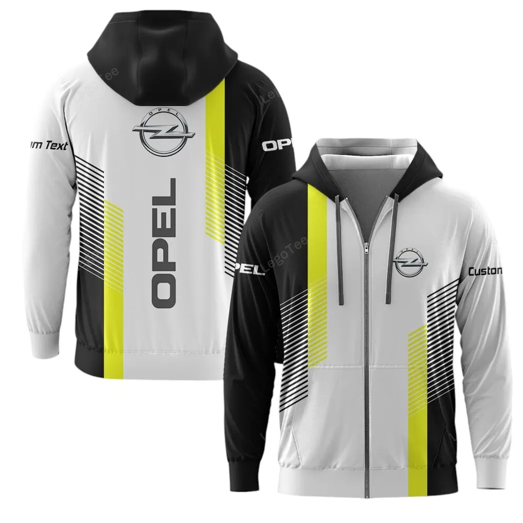 Opel Hoodie mit reißverschluss, Allover-Druck Hoodie Opel Fan CAR10703122557