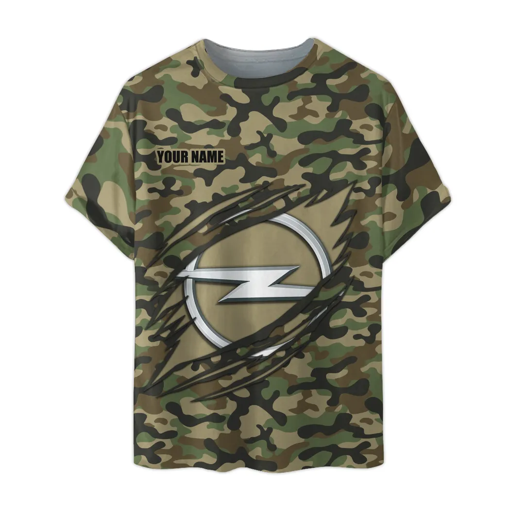 opel t shirt im camouflage stil oversized hemd car210040825726
