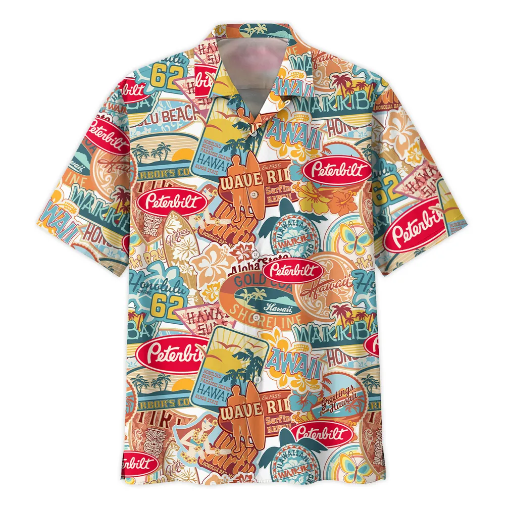Peterbilt Vintage Hawaiian Shirts For Men, Geschenk für Peterbilt Fan CAR202031225374