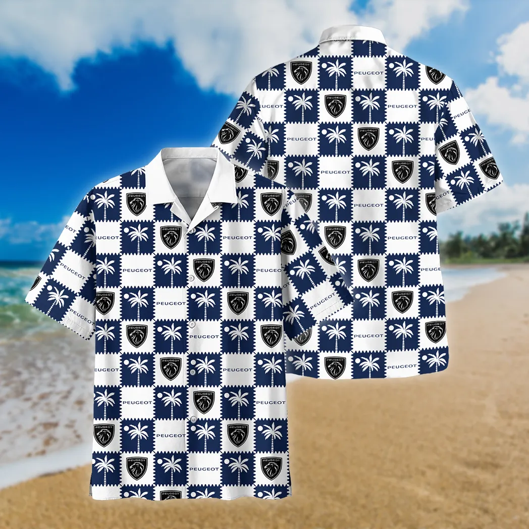 Peugeot Hawaiihemd für Männer, Hawaiian Shirt für Peugeot Lovers CAR200030725165