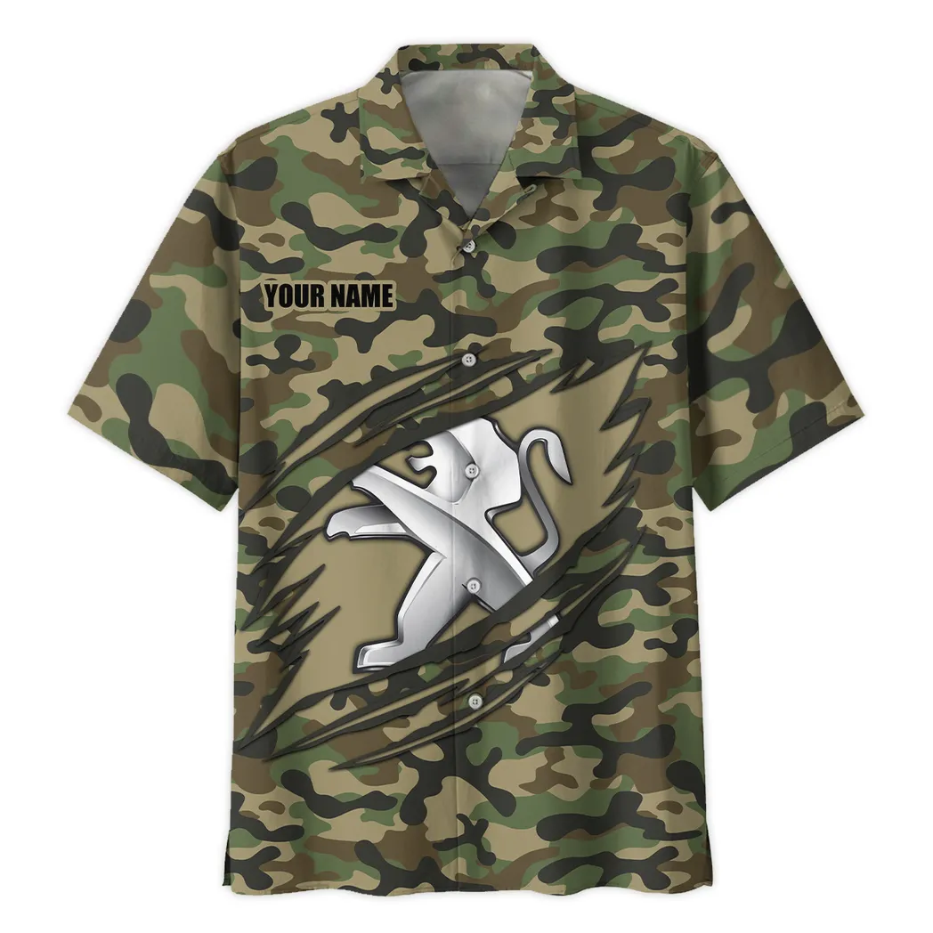 peugeot hawaiihemd im camouflage stil oversized car210040825728 fvsry