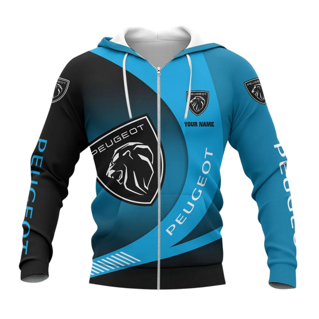 peugeot hoodie mit reiverschluss allover druck hoodie peugeot fan car7402222554 q00ba