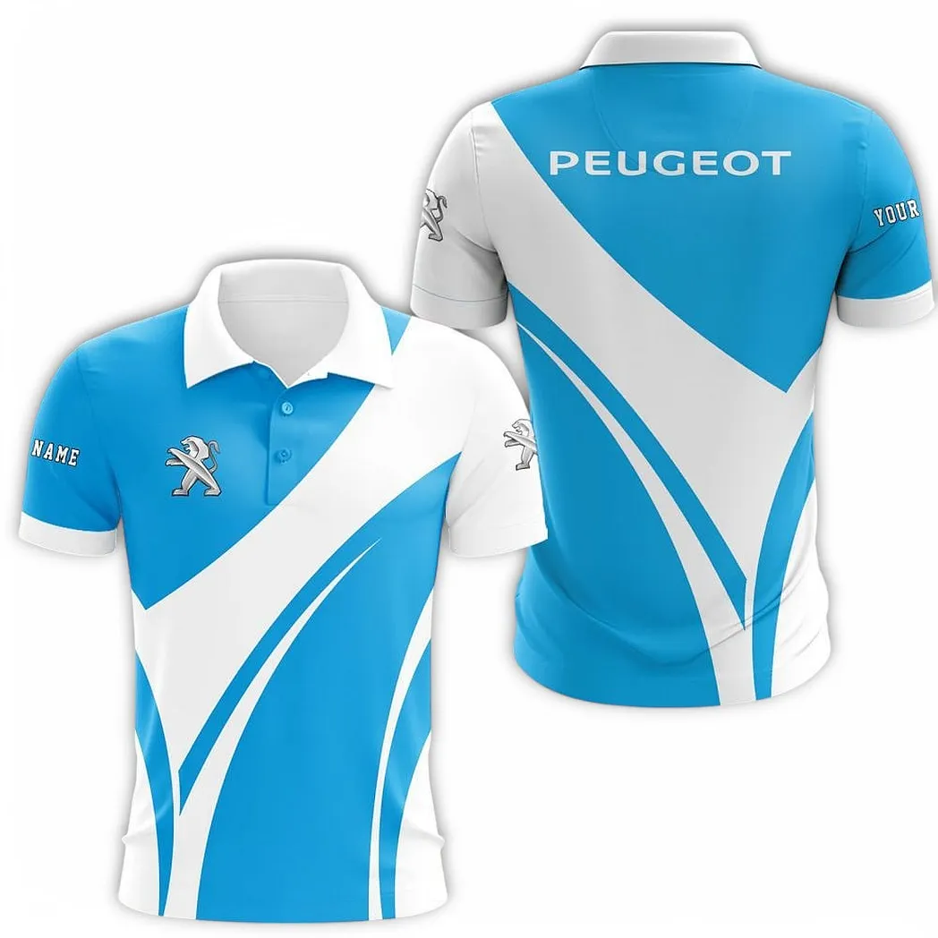 peugeot personalisiertes poloshirt geschenk fr mnner car73021525746 2 1omji