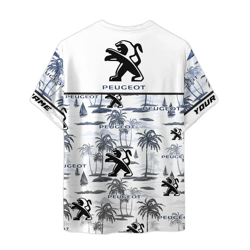 peugeot t shirt fr mnner personalisierter hemd geschenk fr peugeot fan car205031225708