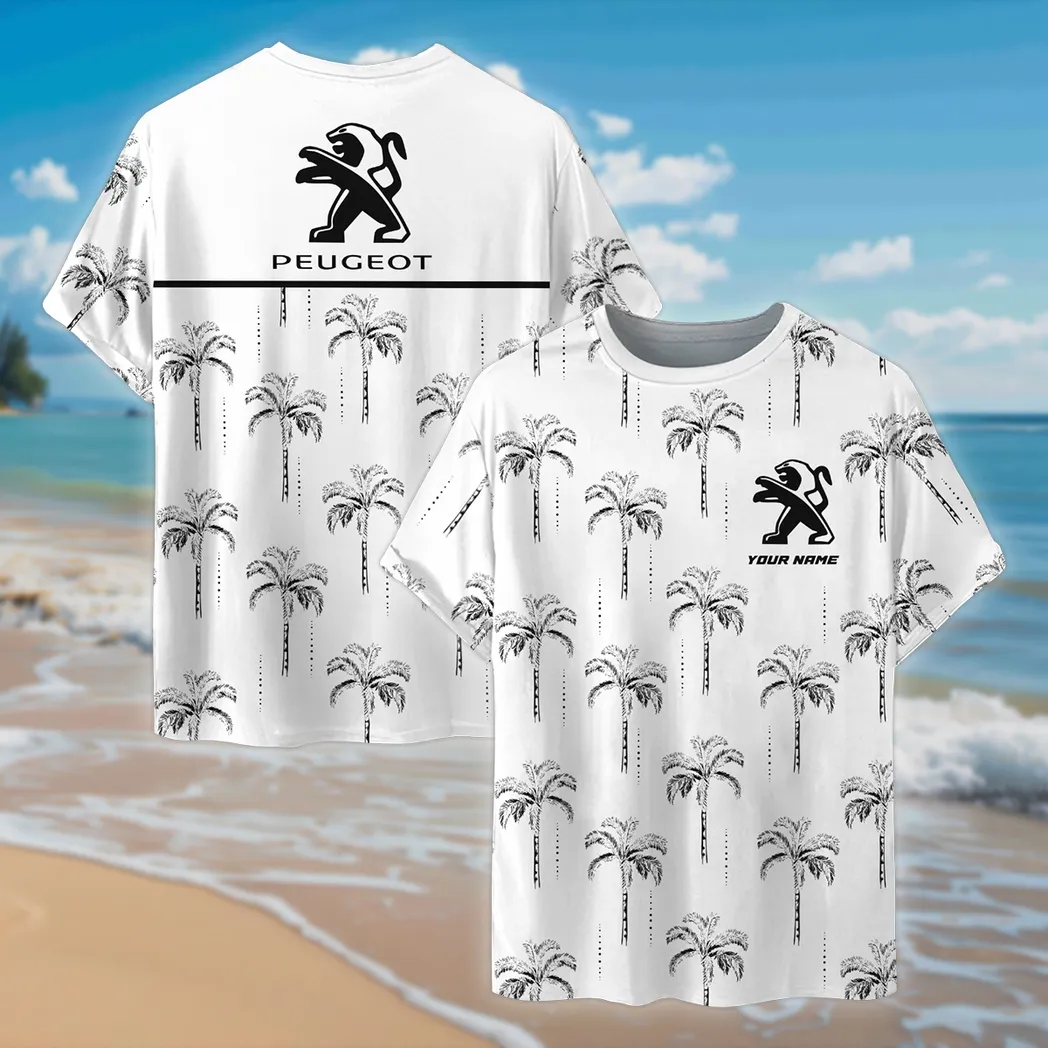Peugeot T-Shirt für Männer, Personalisierter Hemd Geschenk für Peugeot Fan CAR206031225930
