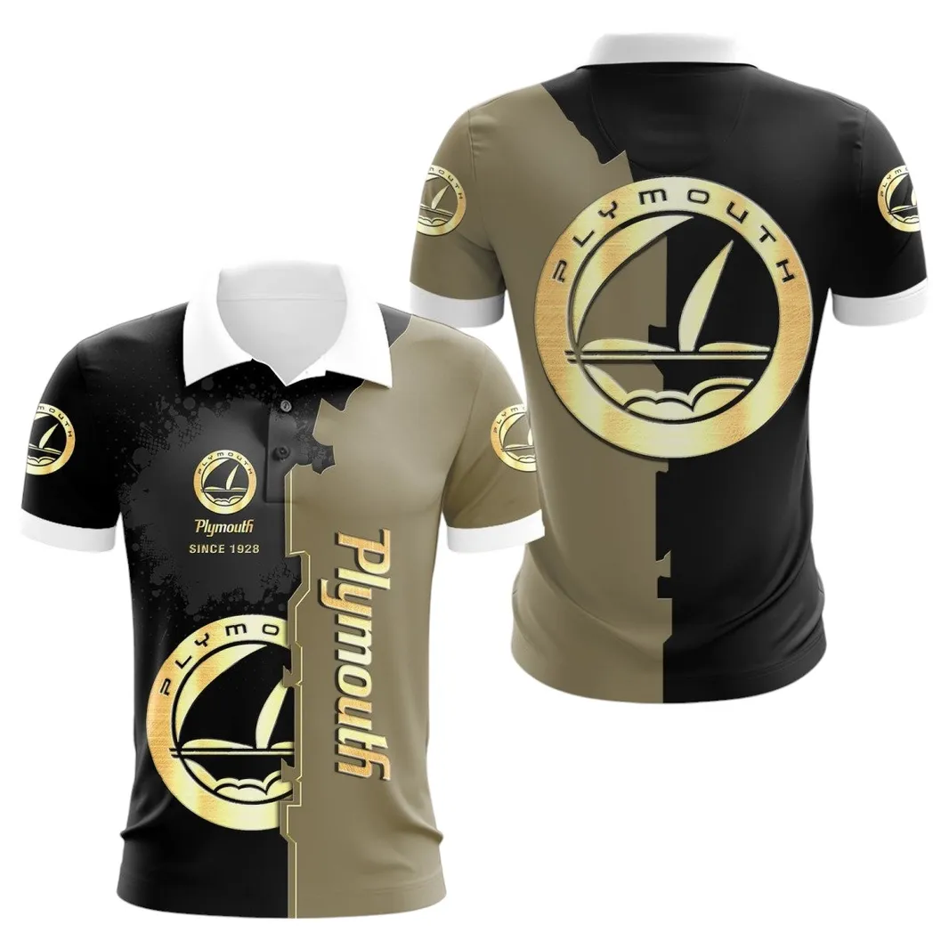 Plymouth Poloshirt, Geschenk für Plymouth Fan CAR44021725072-1