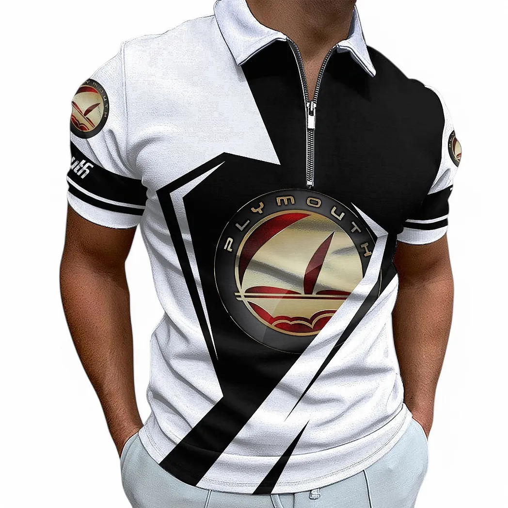 plymouth poloshirt mit reiverschluss fr mnner geschenk fr plymouth fan car68022125960 haamj