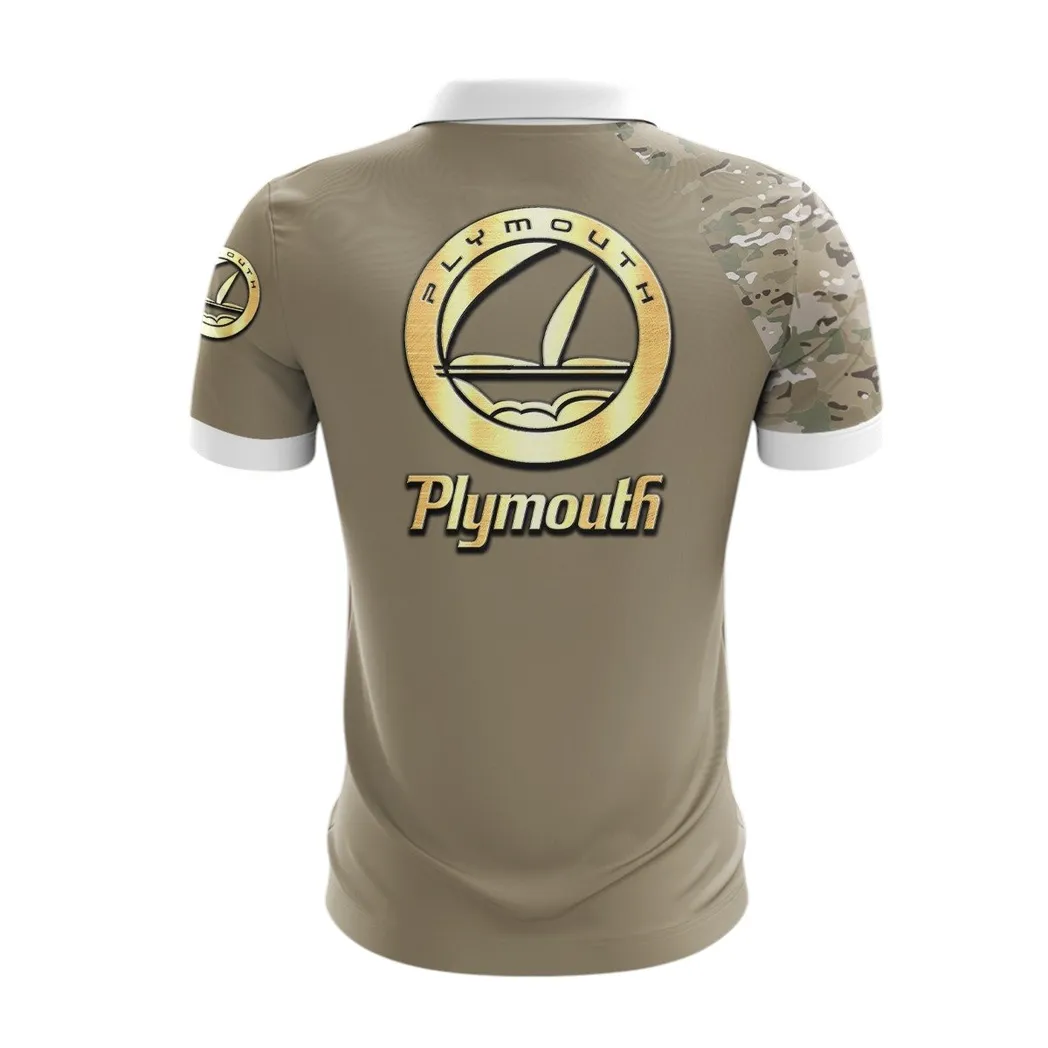 plymouth poloshirt mit reiverschluss geschenk fr plymouth fan car340213059 1 vkrua
