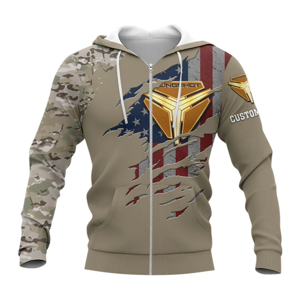 Polaris Slingshot Hoodie mit reißverschluss, Allover-Druck Hoodie Polaris Slingshot Fan CAR46021725084-3