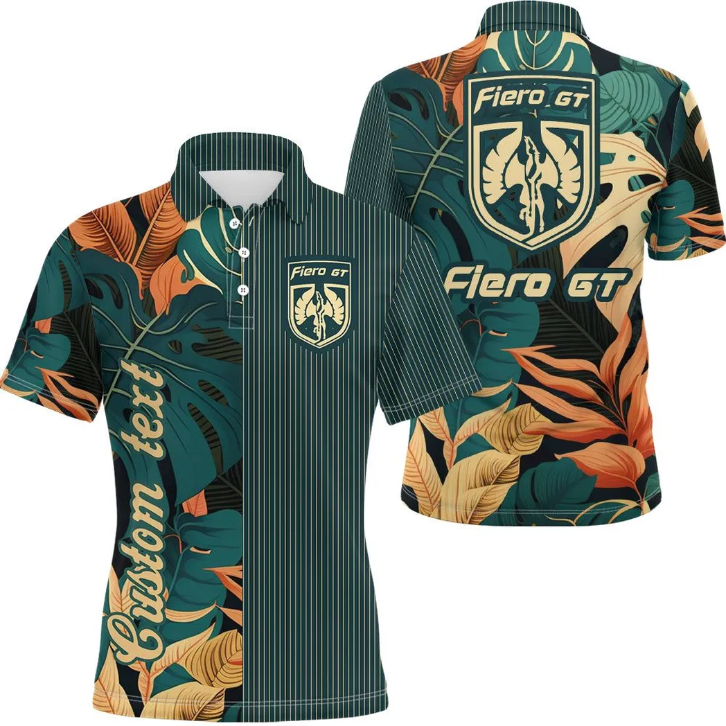 Pontiac Fiero Vintage Poloshirt Personalisierter Allover-Druck CAR434041725311