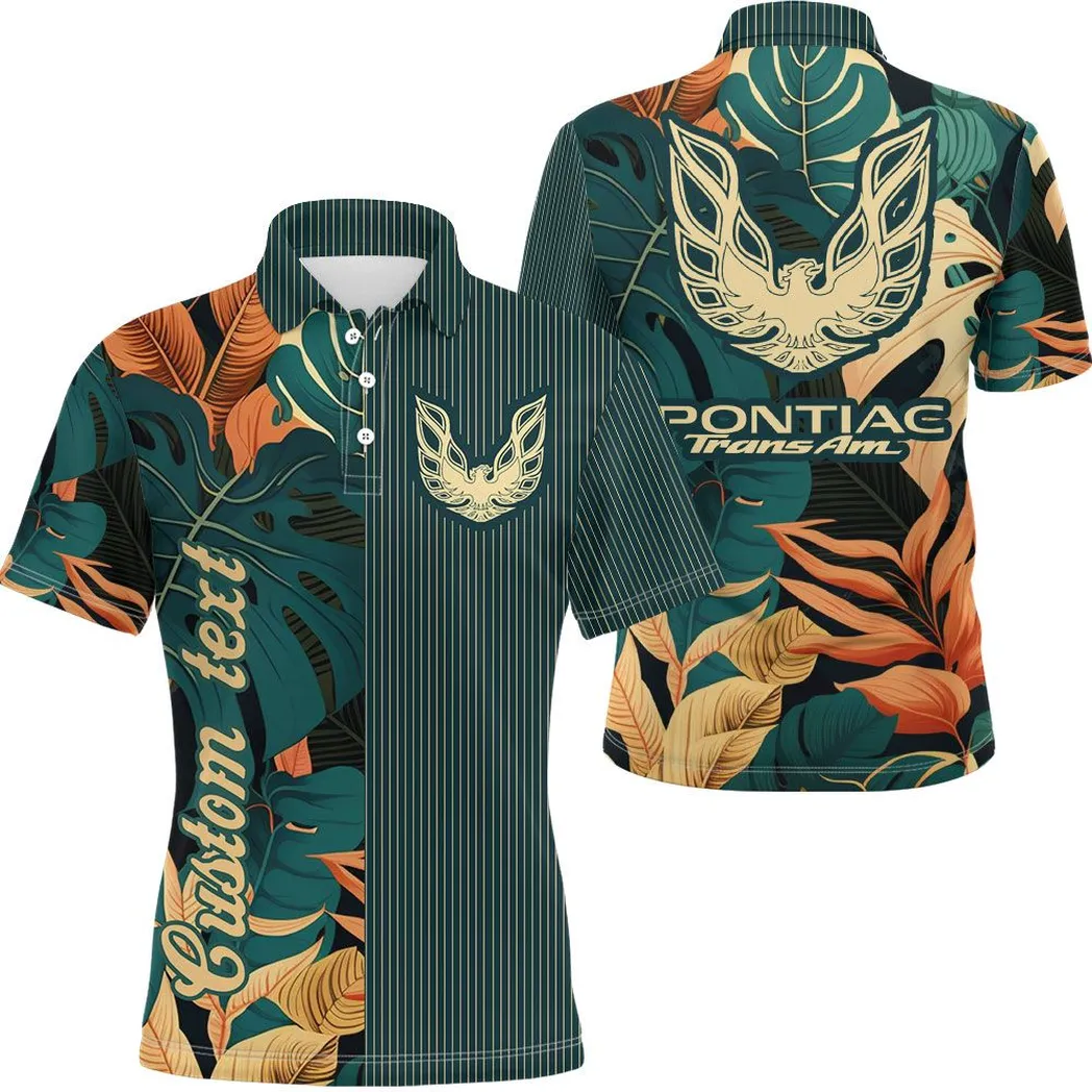 Pontiac Trans Am Vintage Poloshirt Personalisierter Allover-Druck CAR434041725313