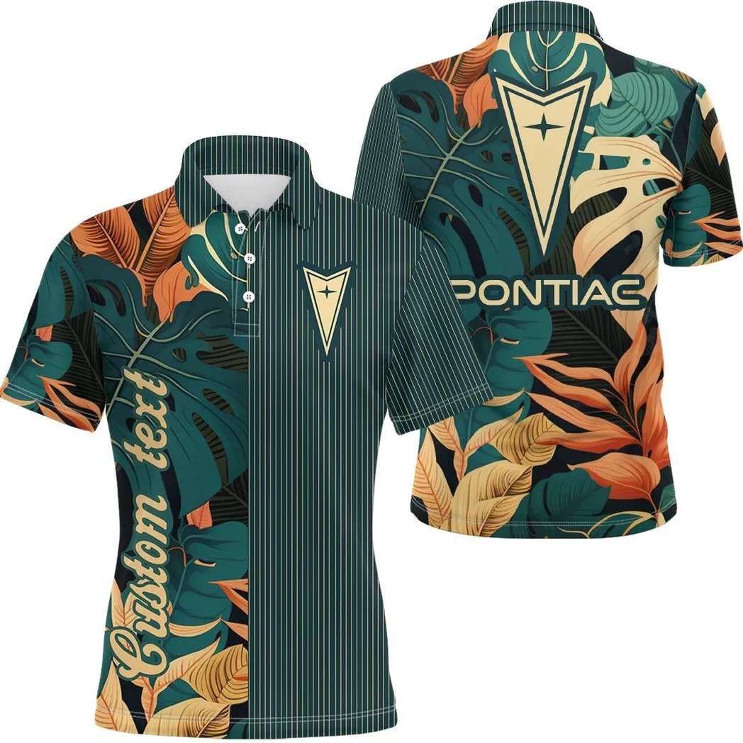 pontiac vintage poloshirt personalisierter allover druck car434041725310 ezdhf