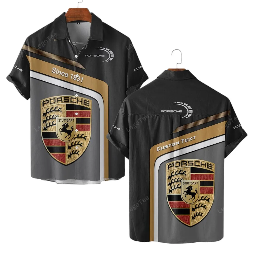Porsche Hawaiihemd für Männer, Hawaiian Shirt für Porsche Fan CAR11103032561
