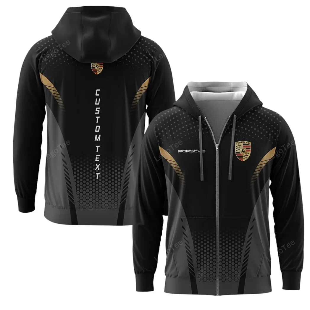 Porsche Hoodie mit reißverschluss, Allover-Druck Hoodie Porsche Fan CAR10803122561