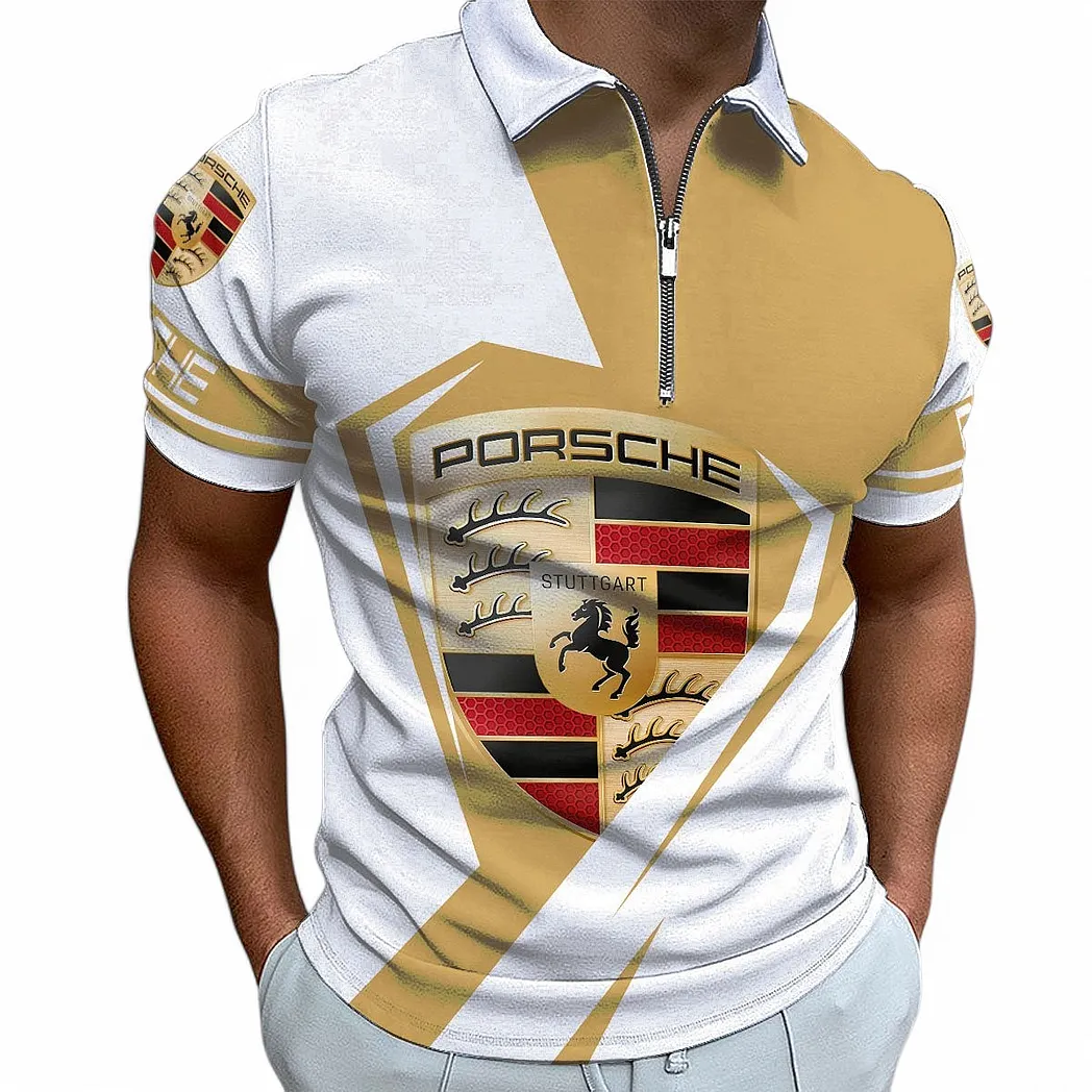 porsche poloshirt mit reiverschluss fr mnner geschenk fr porsche fan car68022125895