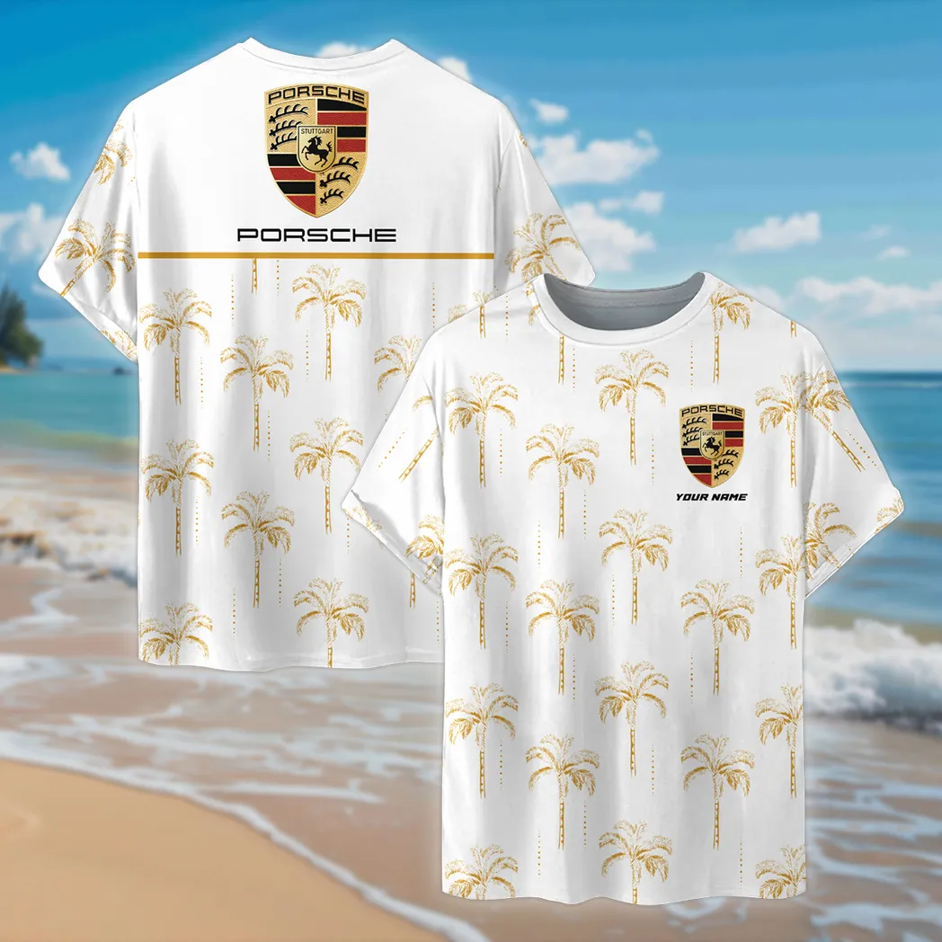 Porsche T-Shirt für Männer, Personalisierter Hemd Geschenk für Porsche Fan CAR206031225932