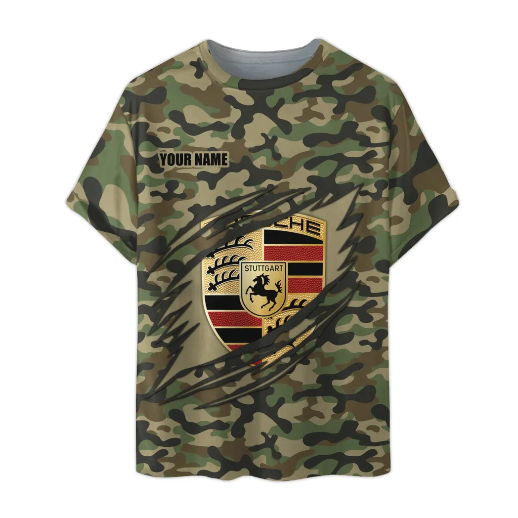 porsche t shirt im camouflage stil oversized hemd car210040825730 c0em3