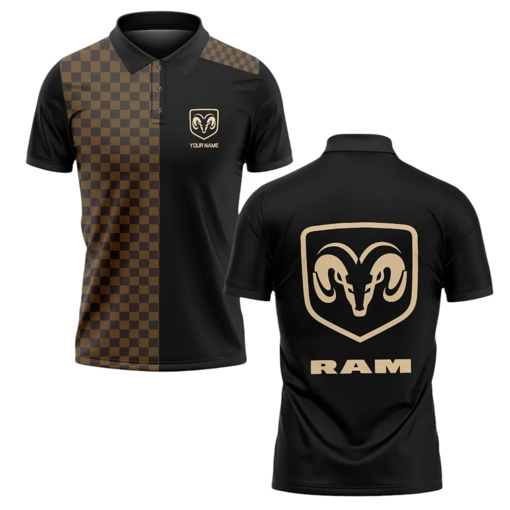 Ram Polo Shirt Lv Style, Gift For Ram Lovers CAR176022525941