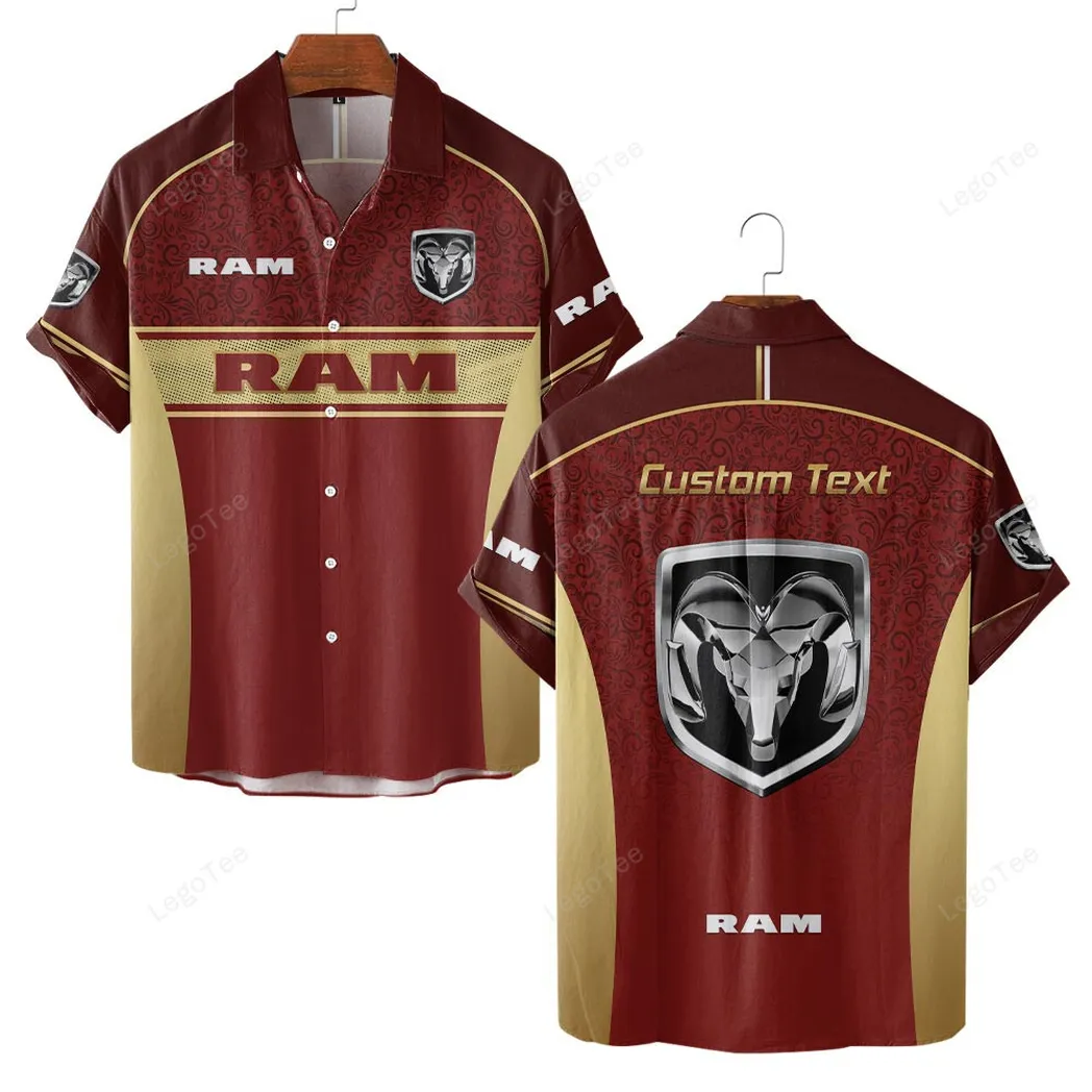 Ram Truck Personalisierte Hawaiihemd für Männer, Hawaiian Shirt für Ram Truck Fan CAR137021325915-3