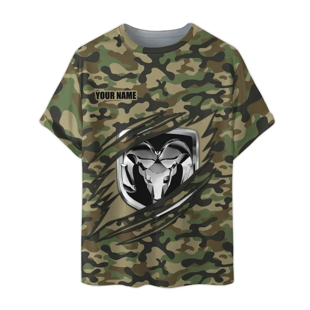 ram truck t shirt im camouflage stil oversized hemd car210040825731 9mzbw